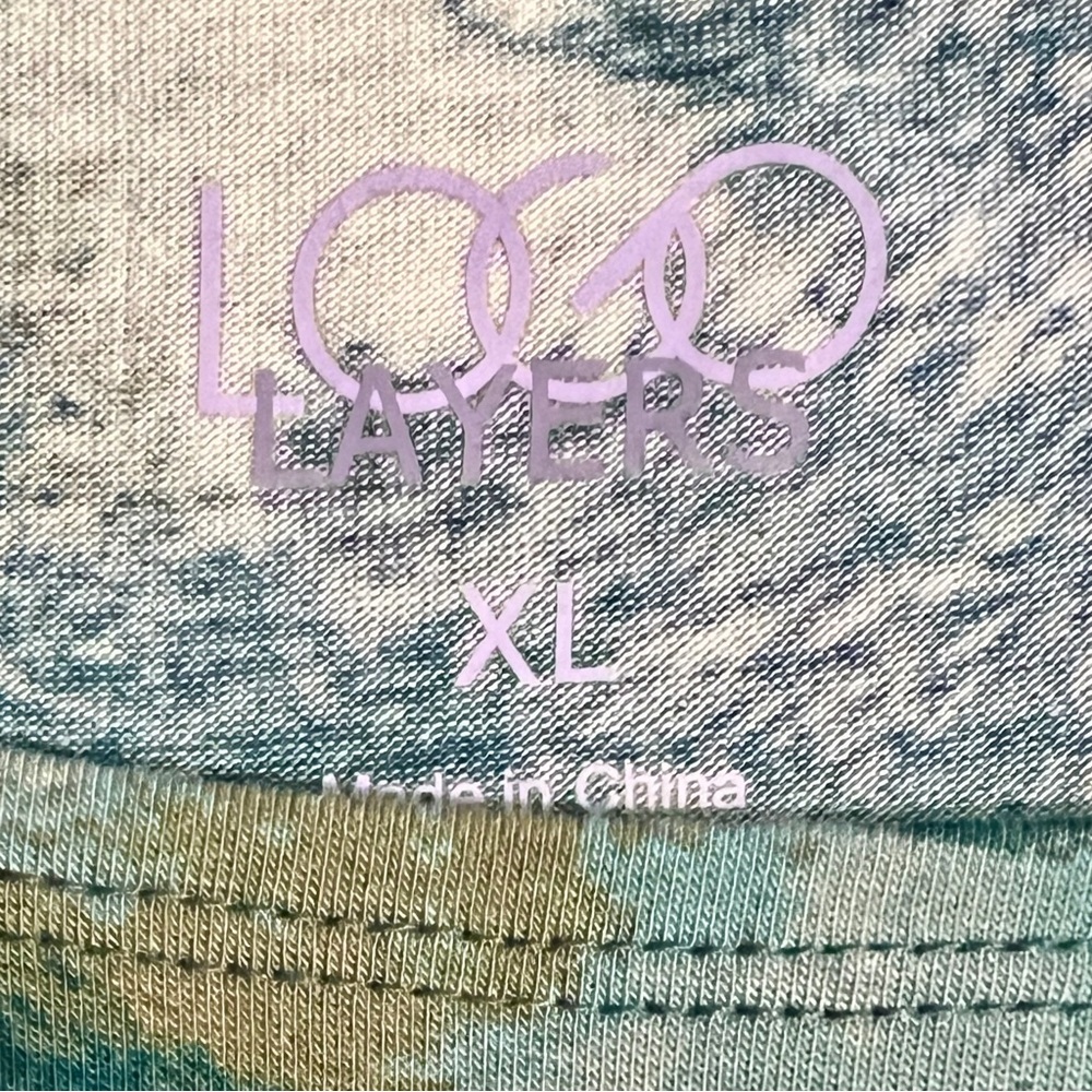 LOGO Layers by Lori Goldstein Printed Knit Tank - Picture 3 of 4